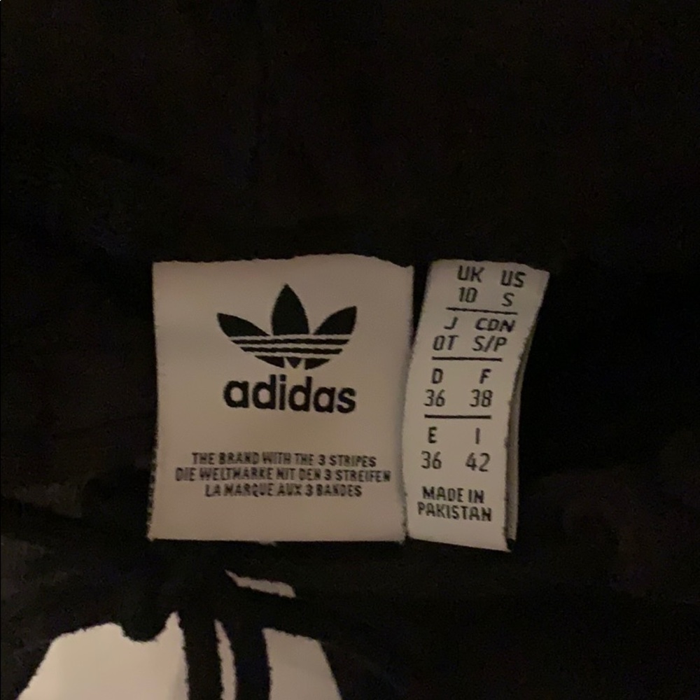 Adidas Hoodie Black & White - Picture 2 of 2